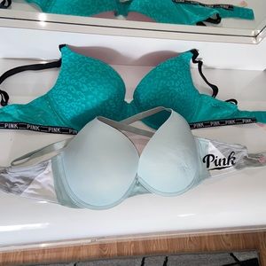 2 PINK Victoria’s Secret bra’s 34D